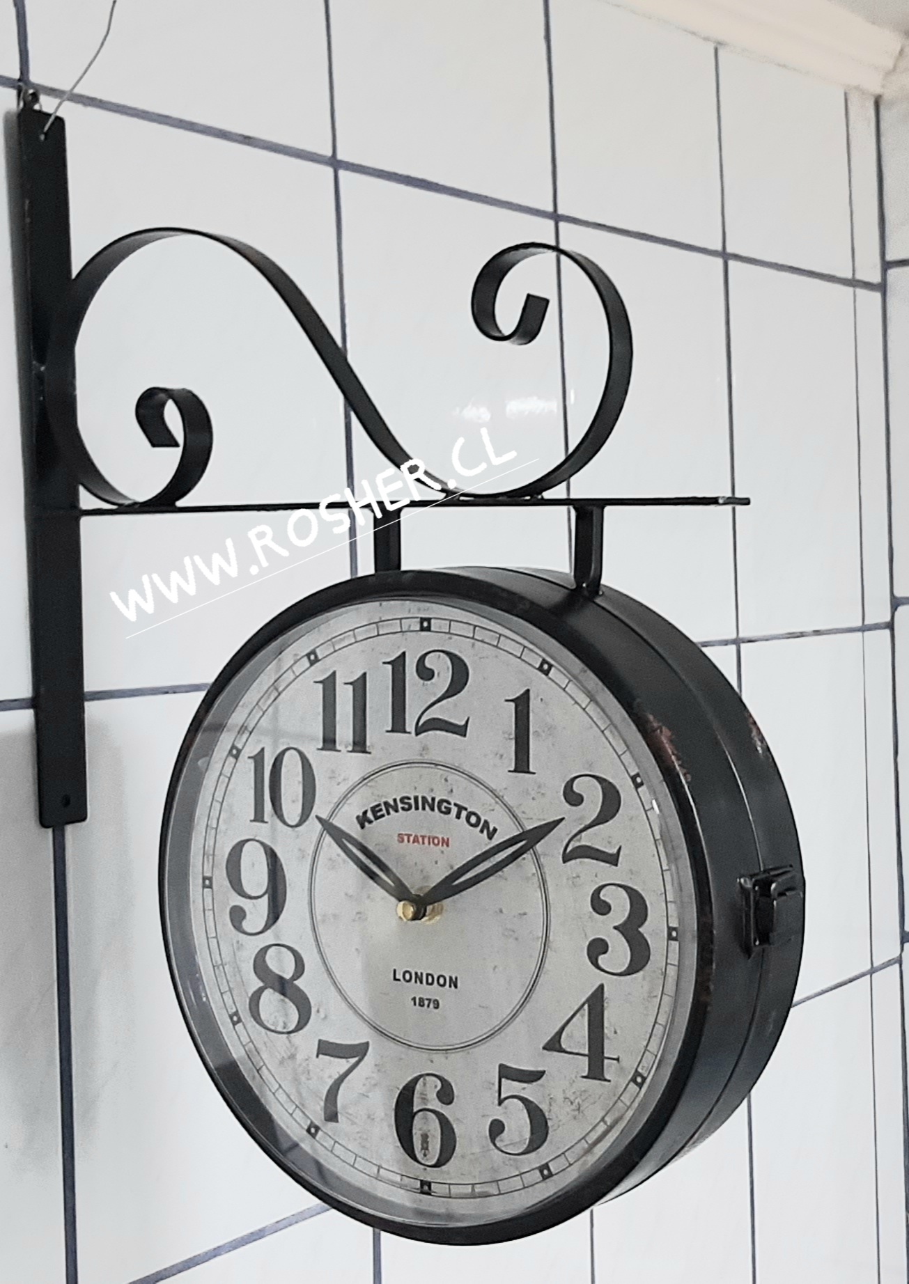 Reloj mural de doble cara Kensington