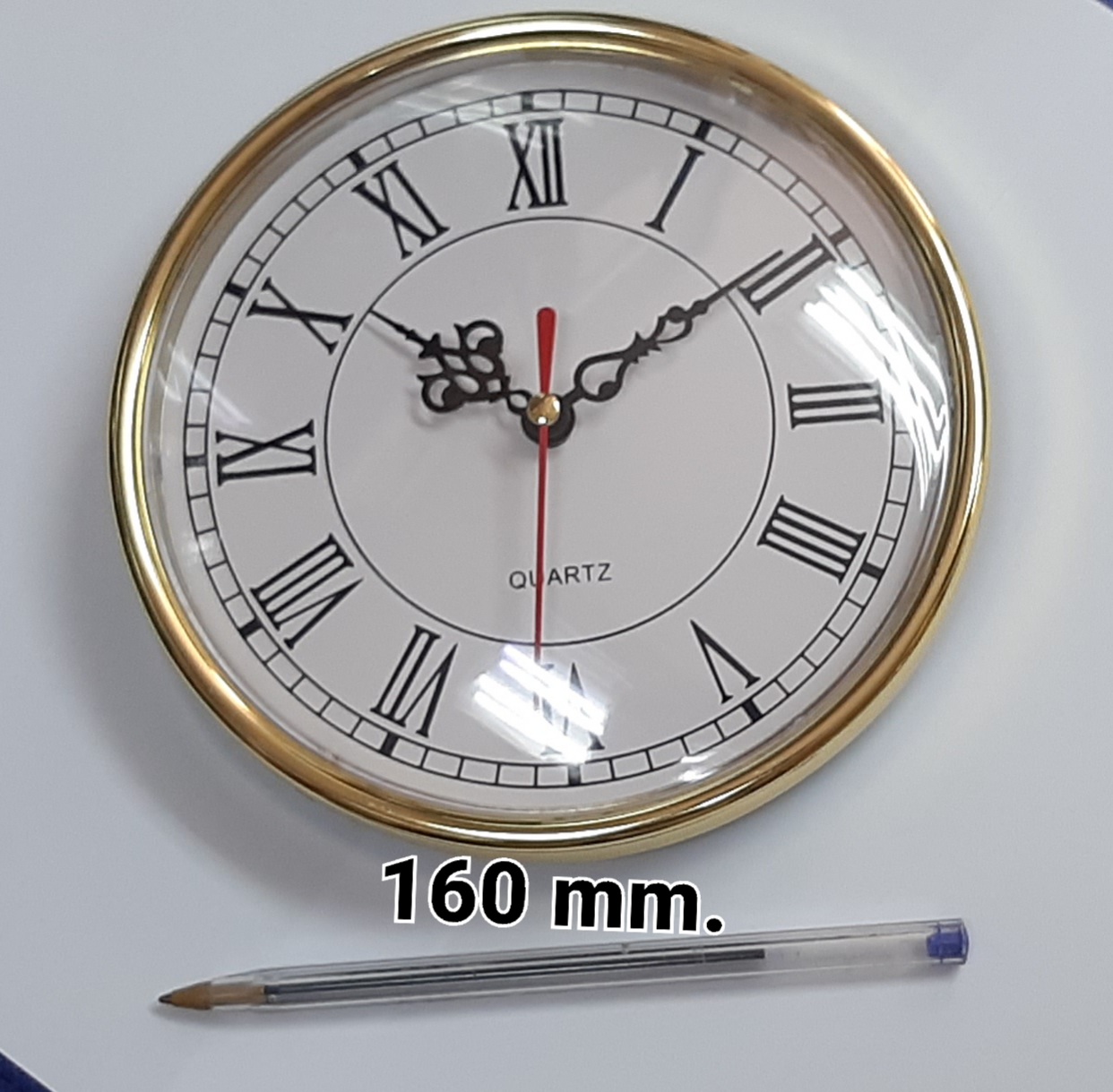 Reloj para insertar de 160 mm.