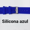 Pulsera de silicona azul