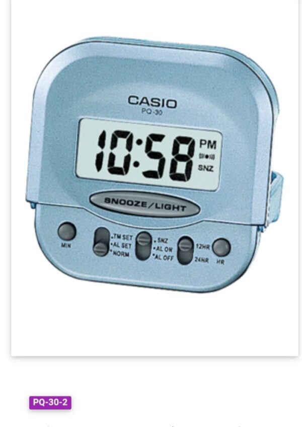 Casio mod. PQ-30 Reloj despertador