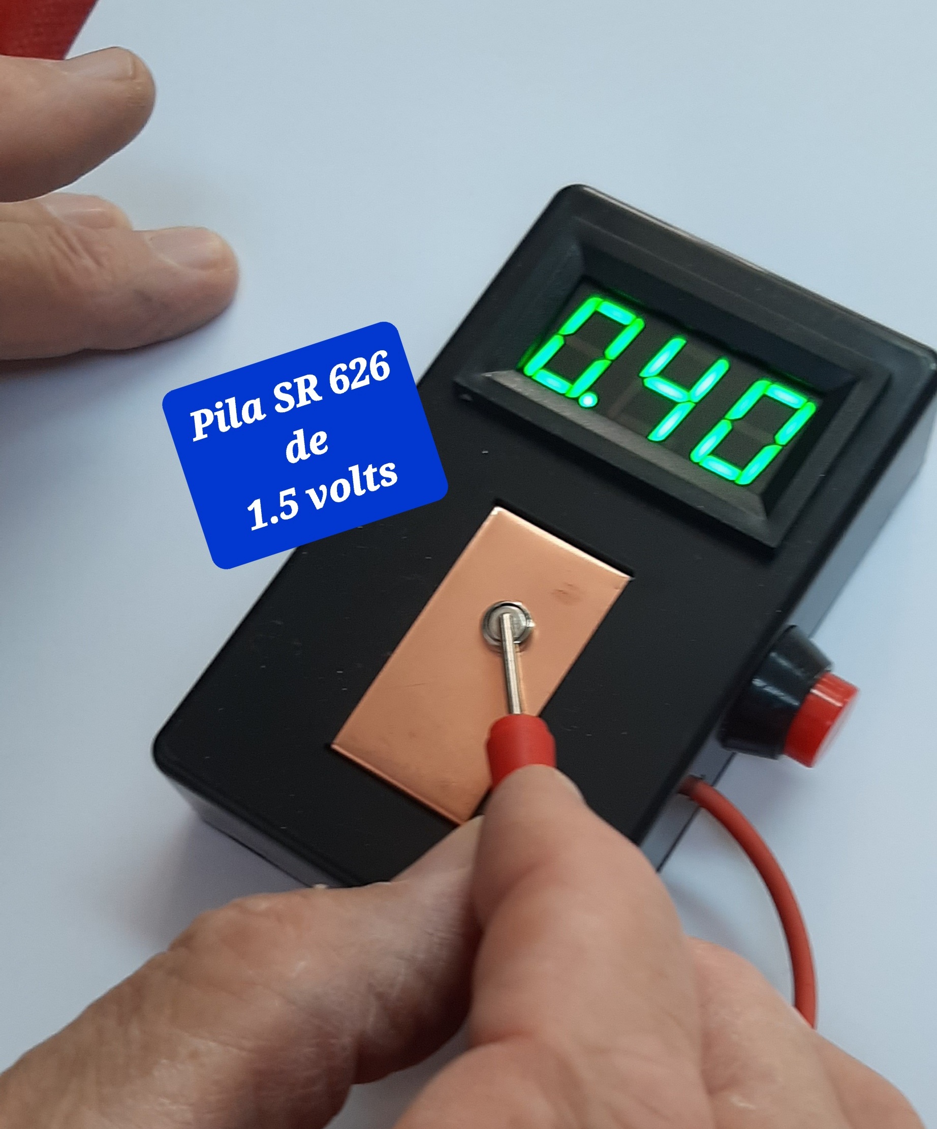 Tester probador de pilas