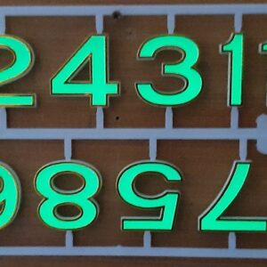 Numeros luminosos para reloj
