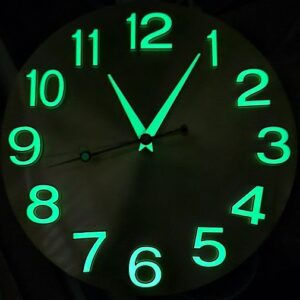 Set de números y minuteros luminosos para reloj mural mural