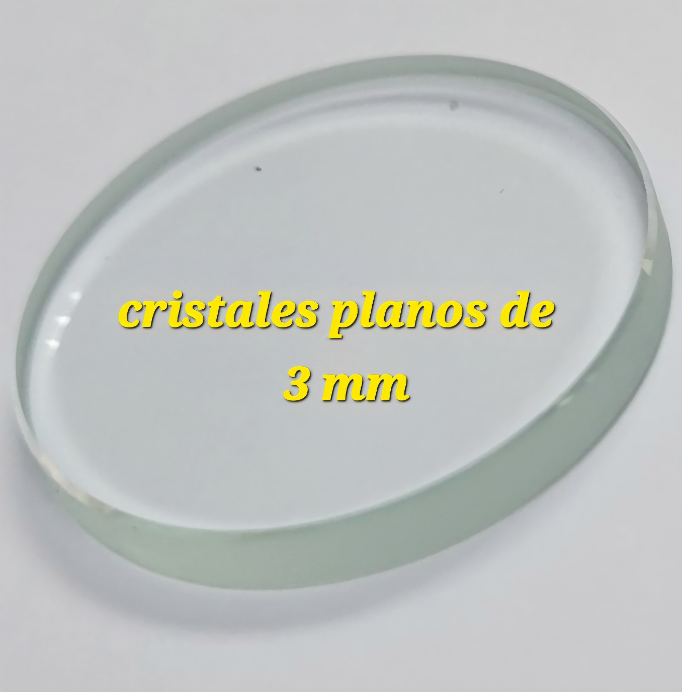 Cristales planos para reloj