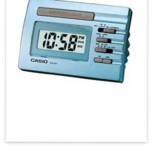 Reloj Despertador Digital Casio DQ-541 | Compacto, Con Luz y Función Snooze
