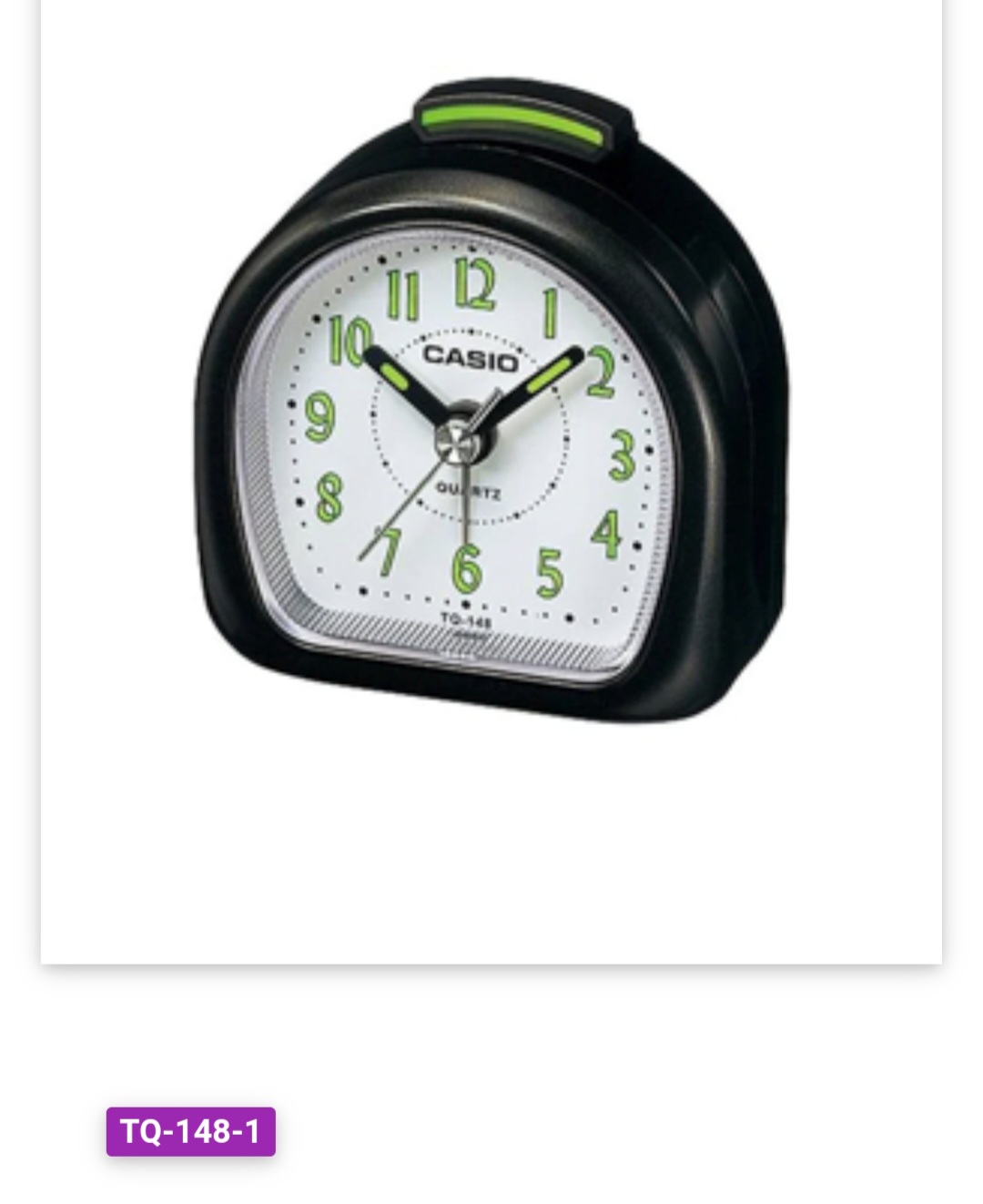Casio Reloj despertador mod. TQ148